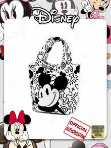 Disney []  Cartoon Pattern Snap Closure Handbag, Shopping Tote Bag, Suitable For Daily Matching, Parties, Festivals, Gift For Friends - Nhiều màu - Xem 1