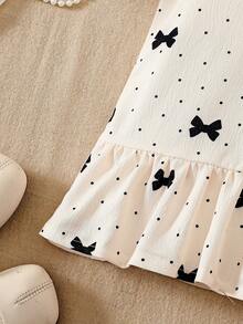 Đầm bướm không tay cho bé gái, đầm yếm kiểu preppy, đầm cho bé gái, đầm mùa xuân thời trang. - Màu be - Xem 5