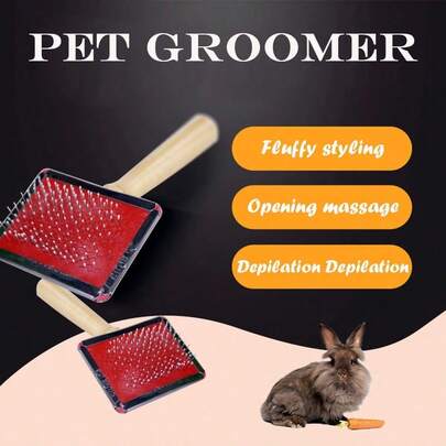 Pet Grooming Deshedding Brush, Pet Cleaning Brush For Small Animals