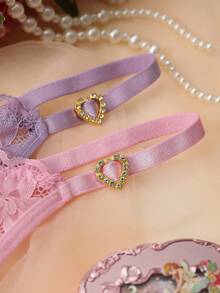 8pcs Breathable Lace Patchwork Women's Low-Rise Thong Panties - Multicolor - View 6