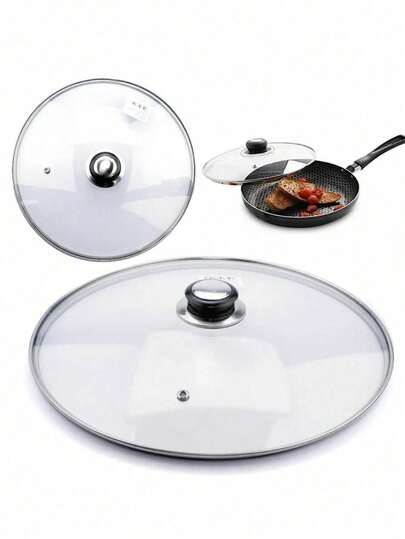 Tapas de Repuesto para Olla Sartén de Vidrio Templado (S, M, L, XL)