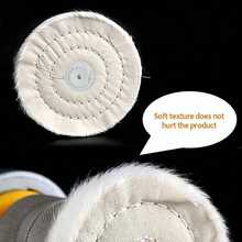 Polishing Buffing Pads Mop Wheel Buffer Pad Drill Kit For Car Polisher 7Pcs Set - White - View 10