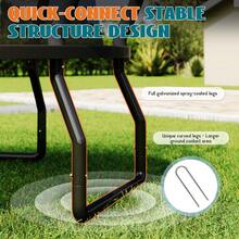 8FT 10FT 12FT 14FT 15FT 16FT Outdoor Trampoline With Enclosure Net And Ladder, Recreational Trampolines With Quick Connect Frame, ASTM Approval - Black - View 2