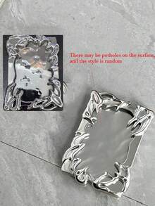 1pc Stylish Multipurpose Small Card Holder, Irregular Shaped Idol Photo Frame Protector For Students - Multicolor - View 10