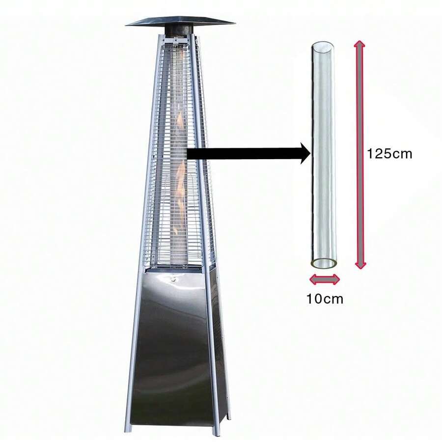 Replement Spare Gl Tube - Real Flame Pyramid Patio Heaters - single hole - View 1