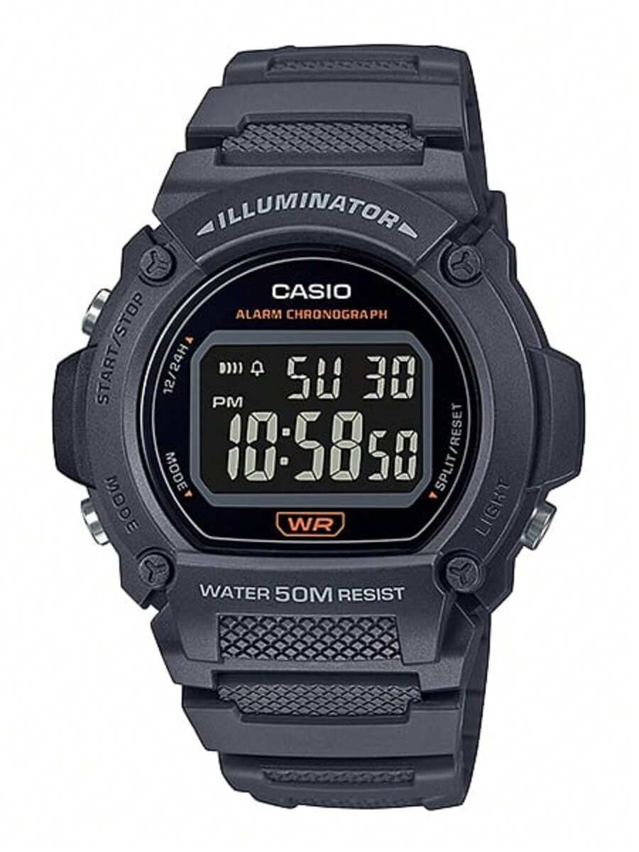 RELOJ CASIO MODA MODELO: W-219H-8BVCF - Negro - Ver 1