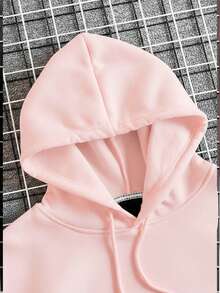 Moletom Premium canguru  irverno 2026 - Rosa Bebê - Visão 4