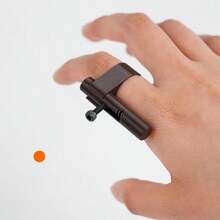 Creative New Mini Handgun Ring Set, Cute Student Stress Relief Gadget Ring, Mini Pressure Launch Toy, Comes With A Pack Of Small Balls - Multicolor - View 4