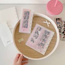 1pc Mushroom Shaped 4-Slot Photo Album, Student Idol Scrapbook Loose-Leaf Photo Album, Long Strip Photo Holder - Mushroom-shaped Photo Album - View 6