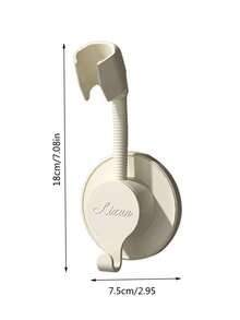 1PC Shower Head Holder Adjustable Self Adhesive Universal Shower Bracket Bathroom Punch-Free Multi Angle Rotation With Hook Bracket Shower Holder Adjustable Shower Head Holder Nozzle Handheld Holder Punch-Free Multi Angle Rotation Shower Bracket - Multicolor - View 10