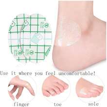 Invisible Gel Heel Protector For Blister Prevention, Soft Cushioned Anti-Rub Shoe Back Pads - 1pack 20pcs - 查看 4