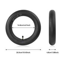 Neumático y cámara de repuesto de 10 pulgadas 10x2.125 para patinete eléctrico, con válvula de 0°, apto para patinetes autoequilibrados, vehículos eléctricos inteligentes, bicicletas, triciclos, ruedas de repuesto, compatible con neumáticos de 10 pulgadas y llantas de 6 pulgadas - Multicolor - Ver 11