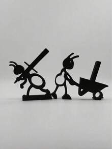 A Creative Black Hand-Shaped Wall-Mounted Toilet Paper Holder, Self-Adhesive And Easy To Install, Making It A Hygienic Bathroom Accessory. - Multicolor - View 7