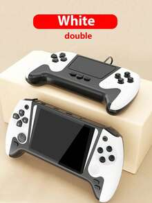 yesido Q21 Retro Handheld Game Console, 3.5" Joystick Gamepad With 500 Built-In Games, Rechargeable, TV Connection (Classic Red & Blue/Blue/Red/White Color Options) - Multicolor - View 18