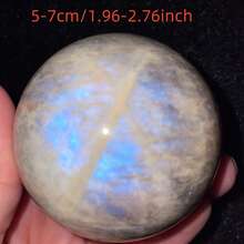 月光石球体镶嵌日光石，矿物光泽，纯净水晶，独特的节日礼物和完美的家居装饰品。 - 彩色 - 查看 12
