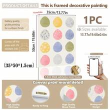 1pc Canvas Wall Art - Easter Gallery Wall Art, Vibrant Spring Art Prints, Easter Danish Pastel Home Decor, Spring Wall Art, Baby Room Decor – Framed Nursery Wall Art Perfect For Playroom Decor Nursery Decor, Childcare Room Decor, Kindergarten Decor, Boy's Room Decor Girl's Bedroom Decor Kids' Room Decor Easter Wall Decor, Nursery Spring Decor, Easter Children's Room Posters, Spring Decor Posters - Multicolor - View 27