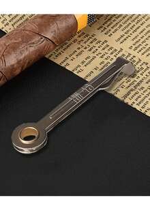 1 pieza Herramienta de limpieza de pipa de fumar 3 en 1, kit de accesorios de limpieza esenciales para fumar - plata - Ver 11