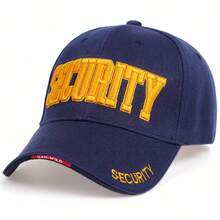 1pc Men's SECURITY Embroidered Baseball Cap, Streetwear Fashion Casual Hat For Spring, Autumn, Travel, Beach Vacation - Multicolor - View 9