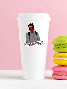 Steve Harrington Sticker - "The Babysitter" Aesthetic Decal, Viral 80s Nostalgia Sticker For Kindle & Laptop, TV Show Fan Gift - Multicolor - View 4