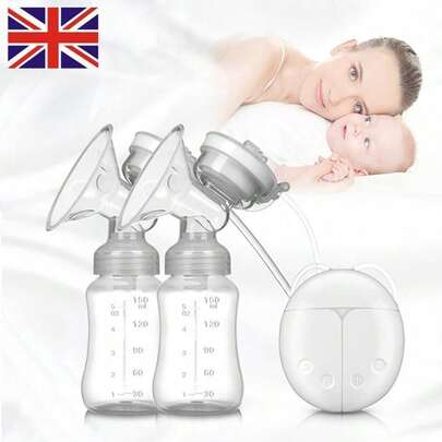 Electric Breast Pump Mute Automatic Dual Breastpump Baby Infant Feeding With USB
