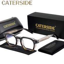 New Oval Retro Design Clear Lens Glasses CP+PC Special Pin Core Design Spring Hinge Vintage  Cool Style Eyeglasses For Men's Women Party, Daily Accessories, Festival Gifts Eyewear With Full Package - K39944 - View 3