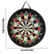 12个/8个装巨型粘性飞镖靶套装，派对活动玩具，适合室内外运动游戏，理想的生日礼物 - 彩色 - 查看 3