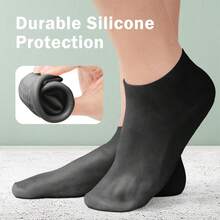 2 Pairs Of Convenient Women's Moisturizing And Anti Cracking Foot Socks, Upgraded Silicone Foot Care Socks, With Anti Slip Particle Design At The Bottom, Providing All-Weather Moisturizing And Foot Protection, Easy To Clean, Suitable For Dry And Cracked Heels, Silicone Moisturizing Socks - 均碼 - 查看 14