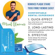 1盒口腔卫生工具，牙齿美白贴，口腔护理，双面柔性美白贴 - 彩色 - 查看 6