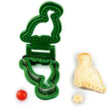 3-In-1 Sandwich Maker Set, Includes Sandwich Cutter, Pancake Maker, And Shaped Cutters (Heart, Square, Dinosaur, Star) - Silver - View 9