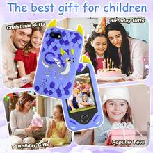 适合3-10岁儿童的智能手机玩具,双摄像头,2.8英寸触摸屏,丰富的游戏功能,附赠32GB存储卡,适合儿童教育学习,可爱又有趣,是完美的生日礼物。 - 彩色 - 查看 5