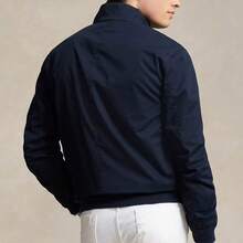 Polo Ralph Lauren Classic Twill Stand Collar Jacket - Men's - 藏蓝色 - 查看 3