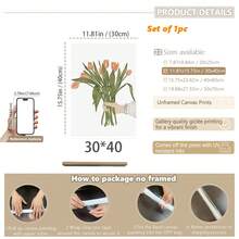 1pc Paintings Canvas Wall Art - Spring Art, Easter Decor, Bohemian Easter Art, Floral Art, Neutral Color Wall Decor, Floral Art - Baby Goods – Framed Nursery Wall Art Perfect Fit For Playroom Decor Nursery Decor, Childcare Room Decor, Preschool Decor, Boy's Room Decor Girl's Bedroom Decor Kids' Room Decor Easter Wall Decor, Nursery Spring Decor, Easter Children's Room Posters, Spring Decor Posters - Multicolor - View 24