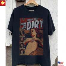 New Arrival Rare Alice In Chains Dirt T-Shirt – Unisex  Cotton (S-5XL) - 黑色 - 查看 8