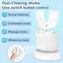 3-Mode Electric Toothbrush For Adults - Automatic Electric Toothbrush With Soft Bristles, Smart Timer, Ideal Electric Toothbrush, Birthday/Christmas Gift, 300mAh - Multicolor - View 11