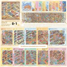 Tirado 9.0 Micro Scene Collection Series: Landscape Stickers, Cute 3D House Diary Stickers, Girls' Educational Toys, Adult DIY Stress Relief Diary Stickers, Suitable For Adults And Teenagers To Relieve Stress And Entertain (Back To School Gift) - Multicolor - View 12