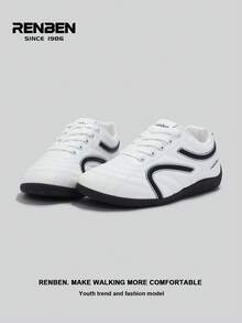 RENBEN 2026春季新款轻便软底增高休闲女鞋 - 白色 - 查看 6