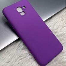 Capa Capinha Para- J6 -  Silicone Aveludado  Por dentro Enviar cor aleatória - Feminina - Visão 6
