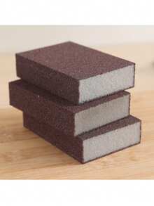 4/2pcs Set Magic Sponge Eraser, Emery Rust Cleaning Brush, Stain Remover Cleaner, Suitable For Kitchen, Bathroom, Household Items - Multicolor - View 14