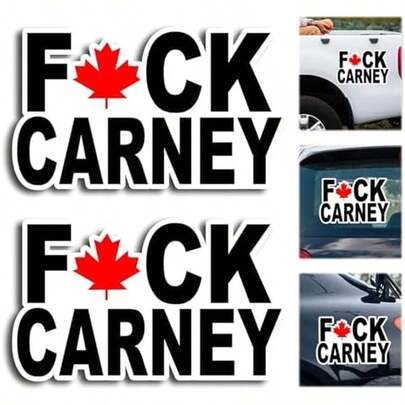 6 Pack  Carney Stickers, Waterproof Bumper Stickers On Glass Metal Plastic, Laminated Vinyl Decal For Car Truck Window Glass Decoration (5.91" X 3.94")