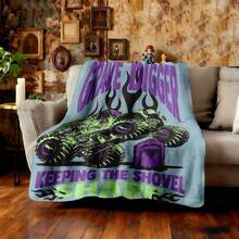 1PC 3D Monster Jam Monster Truck Cartoon Blanket, Edgy Gift For Motorsports Fans, Themed Man Cave Decor, Retro Sci-Fi Party Accent & Race Day Souvenir,Soft Throw Blanket For Home Bedroom Bed Sofa Picnic Travel Office Cover Blanket - nhiều màu 31 - Xem 3