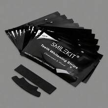 7对装活性炭美白牙贴，深层清洁，口腔护理，美白牙齿，清新口气，适合旅行和居家使用 - 凝膠 - 查看 5