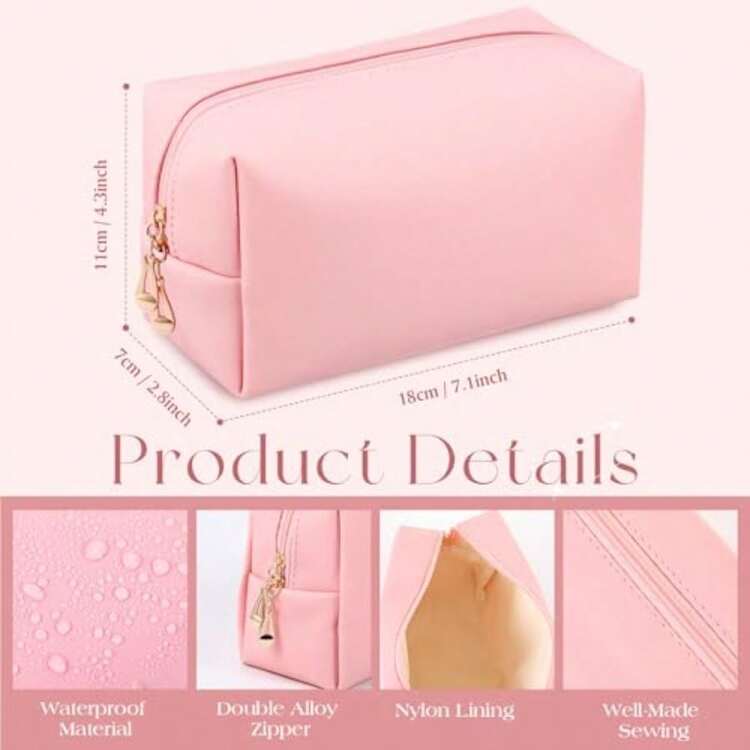Cosmetic Storage Box & Rack - Pink-Serie - Übersicht 6