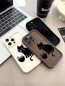 おしゃれなスマホケース  Pixel 8A、9A、10  11/12/13/14/15/15pro/15 Plus/15 Promax/11pro/12pro/13pro/14pro/12mini/13mini/11promax/12promax/13promax/14promax/14plus/5 - ブラック - チェックする 8