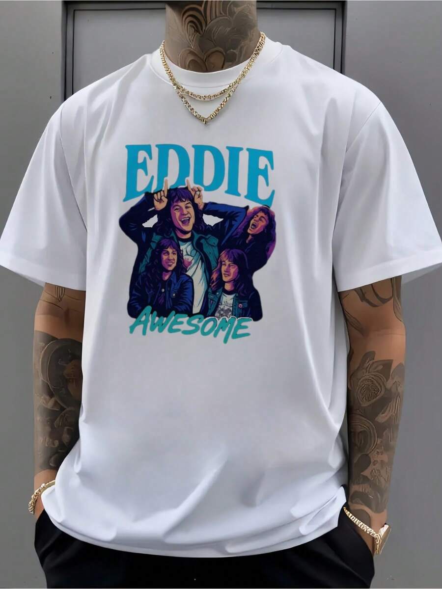 T-shirts pour hommes - Blanc - Voir 1
