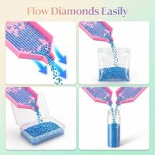 5D Diamond Painting Tray, Portable Diamond Painting Accessories & Tools, Suitable For Beginners And Professional Crafters - Multicolor - View 10