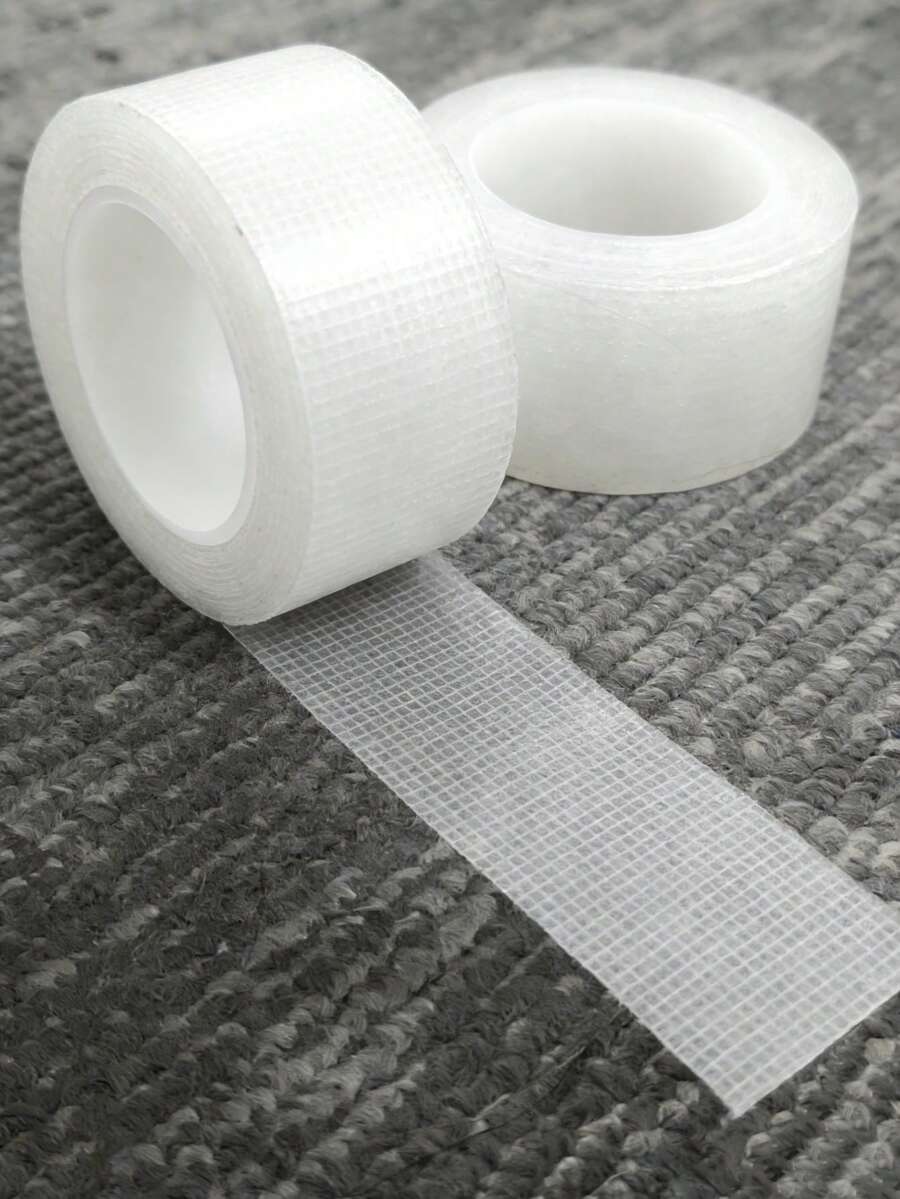 1 Roll 300cm Fiberglass Self-Adhesive Mesh Tape, Wall Crack Repair & Thermal Insulation, 13 Mesh Commercial Grade Seam Tape For Home Decor - A-White - View 1