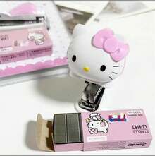 ENGRAPADORAS KAWAII CON 1000 GRAPAS, PORTATIL Y ROSA KITTY- DECORADA CRISTAL PIEDRA COLOR ROSA - Libro único - Ver 4