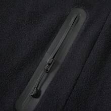 Mubberry Mens Fleece Jacket Full Zip With Hood Pockets Warm Lightweight Winter Jacket - 黑色 - 查看 9