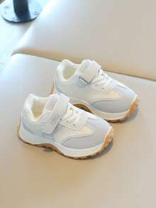 2 đôi giày trẻ em thoáng khí, giày thể thao mùa xuân/thu cho bé, giày nhẹ cho trẻ mới biết đi, unisex - Màu be - Xem 3