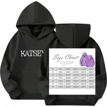 KATSEYE Hoodies For S Katseye Merch Sweatshirts Fashion Music Album Graphic Long Sleeve Hoodied For 4-13 Years - Black - View 2